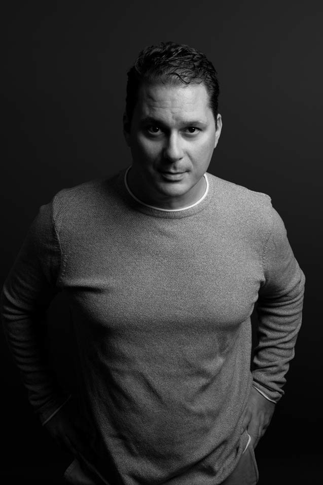 Marco Barbera, fine art photographer in Zurich, studio portrait